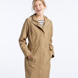 LL Bean Large rain coat with removable warm lining